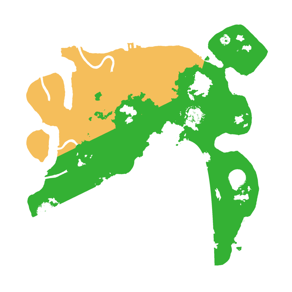 Biome Rust Map: Procedural Map, Size: 3000, Seed: 931471730