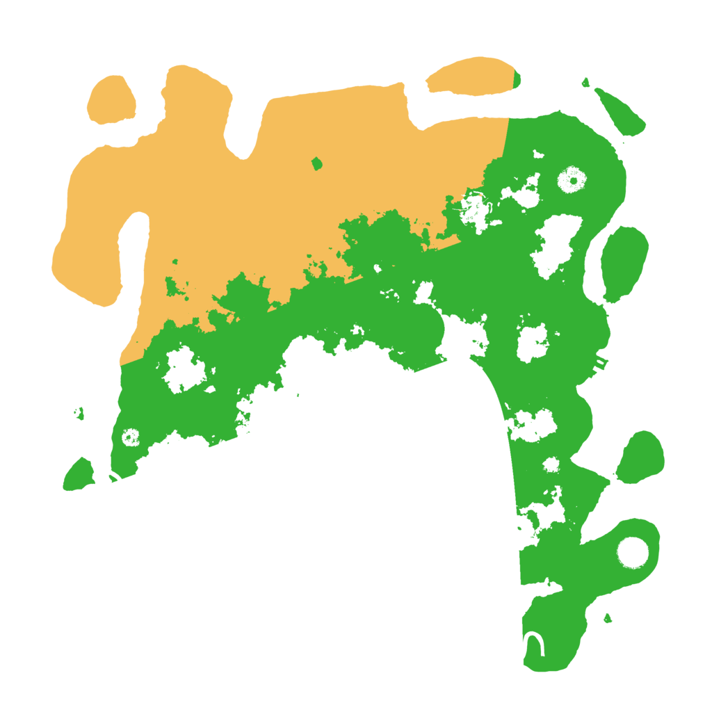 Biome Rust Map: Procedural Map, Size: 4000, Seed: 845240937