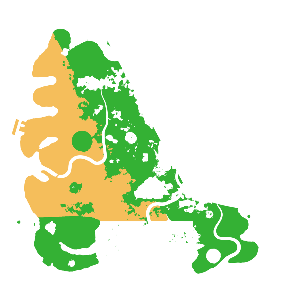 Biome Rust Map: Procedural Map, Size: 3800, Seed: 145793416