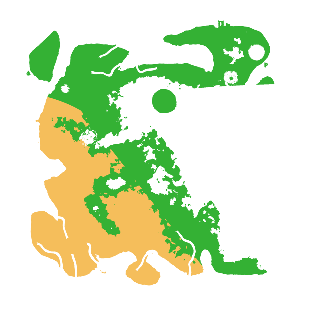 Biome Rust Map: Procedural Map, Size: 3500, Seed: 1316989995