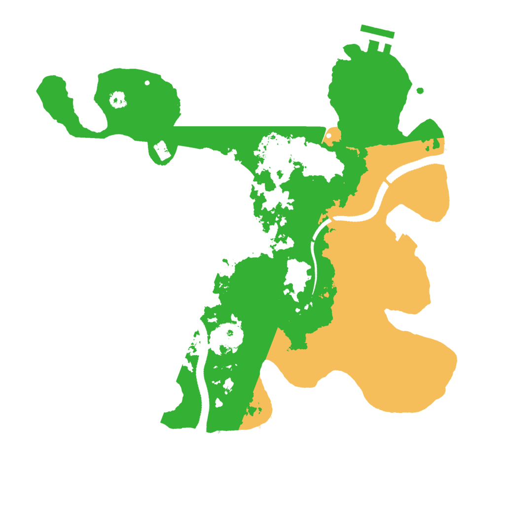 Biome Rust Map: Procedural Map, Size: 3000, Seed: 15357