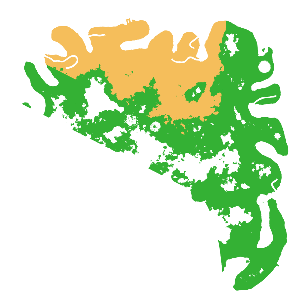 Biome Rust Map: Procedural Map, Size: 4500, Seed: 1086135358