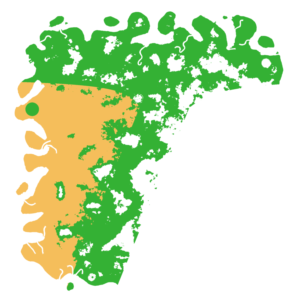 Biome Rust Map: Procedural Map, Size: 6000, Seed: 1243685