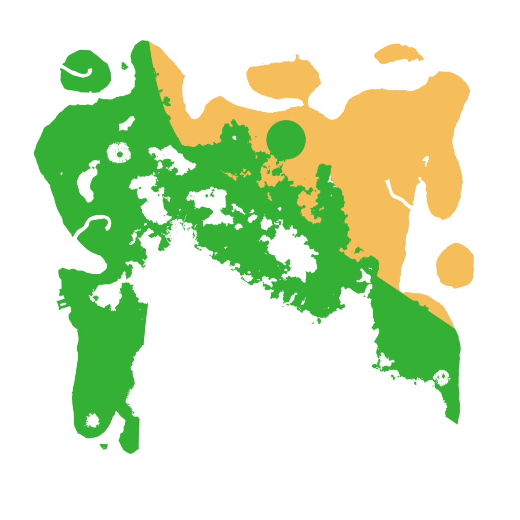 Biome Rust Map: Procedural Map, Size: 3500, Seed: 686363454