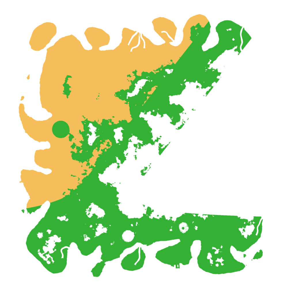 Biome Rust Map: Procedural Map, Size: 4500, Seed: 1412277237