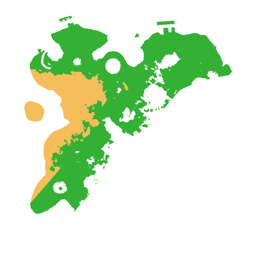 Biome Rust Map: Procedural Map, Size: 3000, Seed: 1414310404