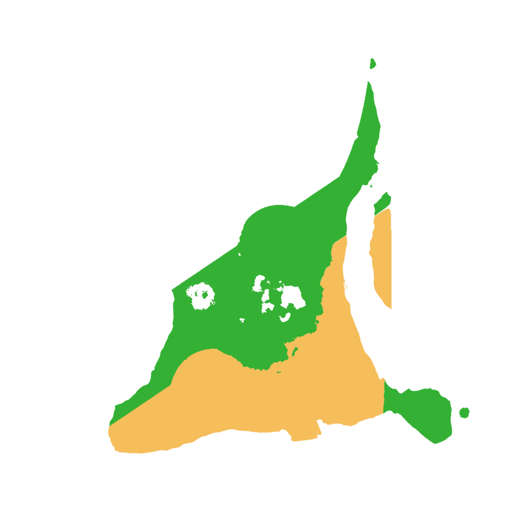 Biome Rust Map: Procedural Map, Size: 2000, Seed: 7687