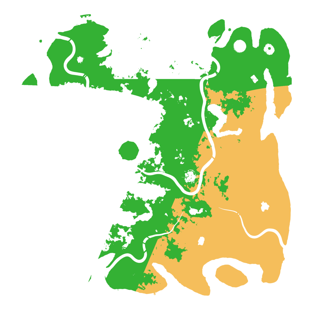 Biome Rust Map: Procedural Map, Size: 4500, Seed: 1984262638