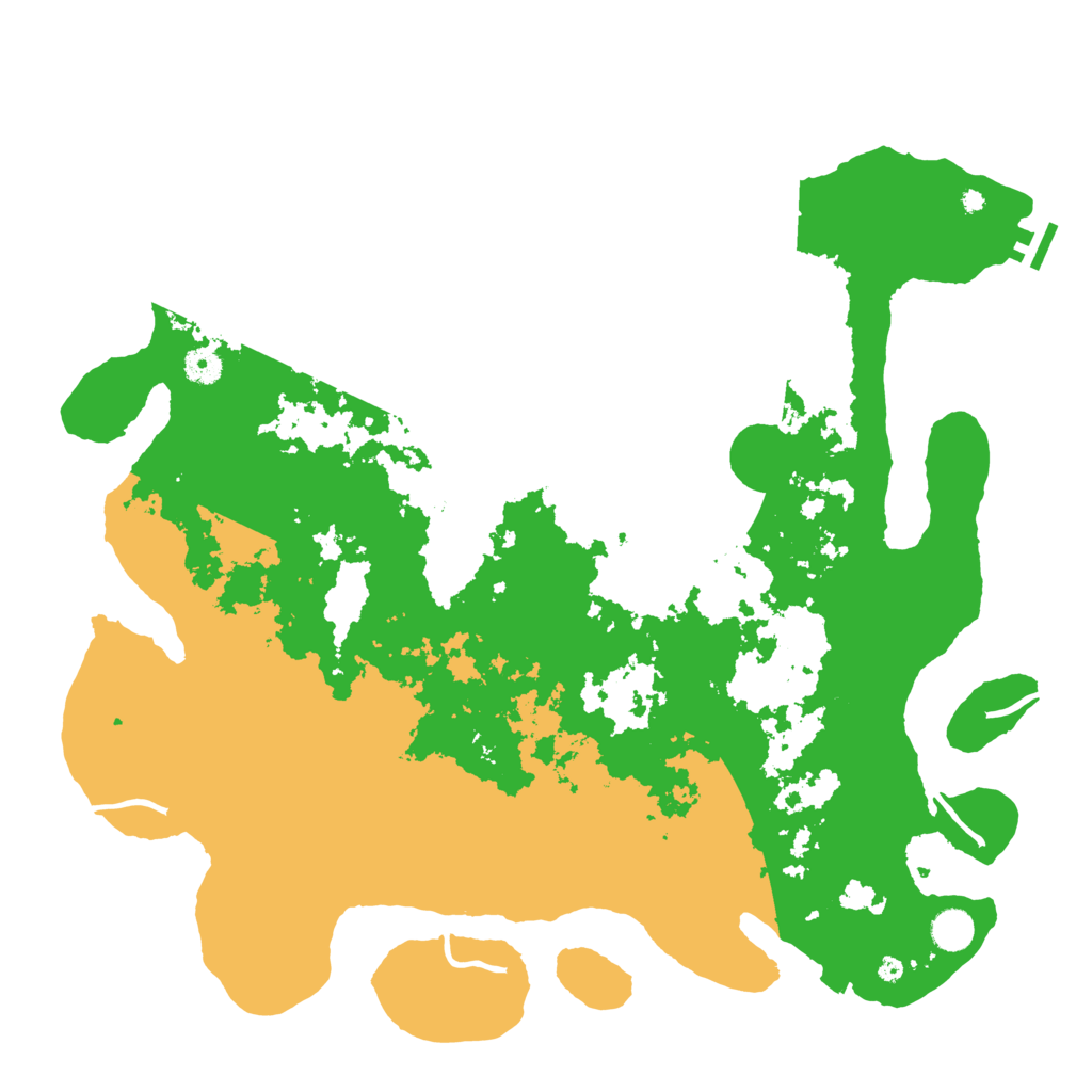 Biome Rust Map: Procedural Map, Size: 4500, Seed: 17935