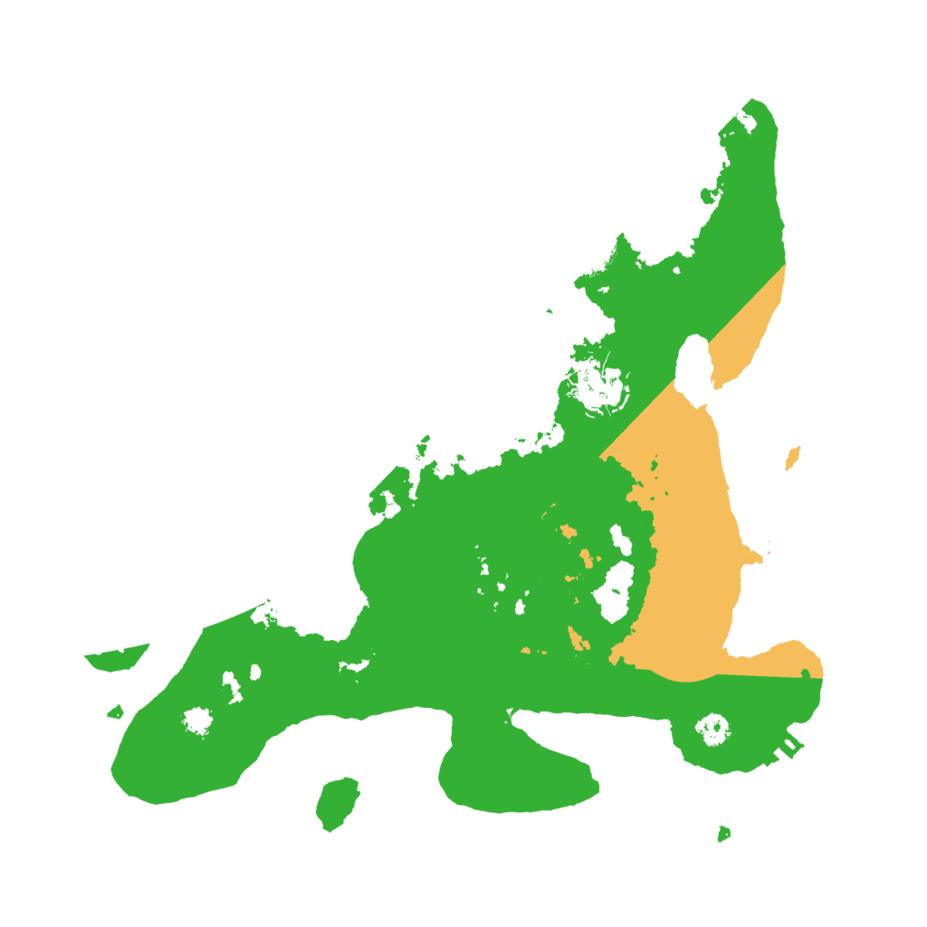 Biome Rust Map: Procedural Map, Size: 3000, Seed: 6739990