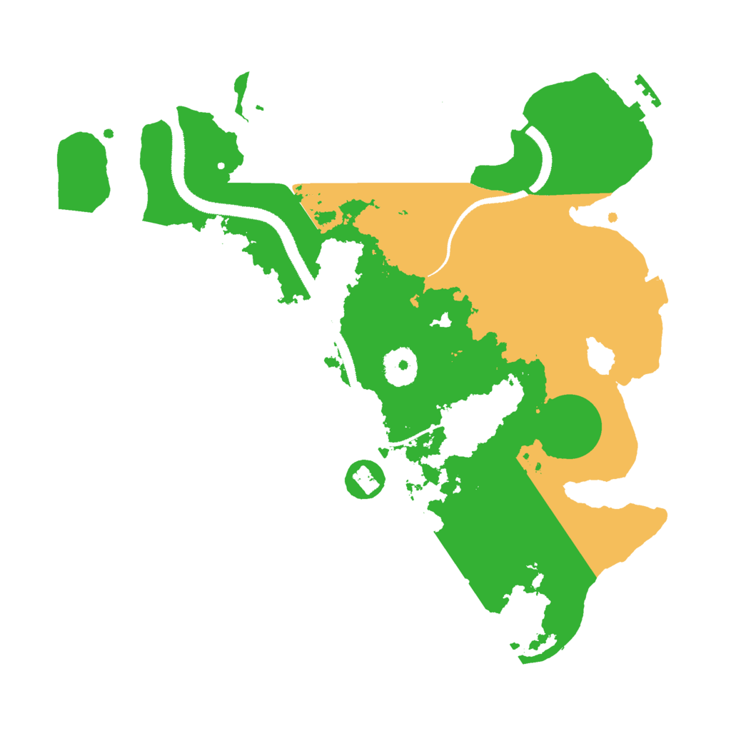 Biome Rust Map: Procedural Map, Size: 3000, Seed: 951420113