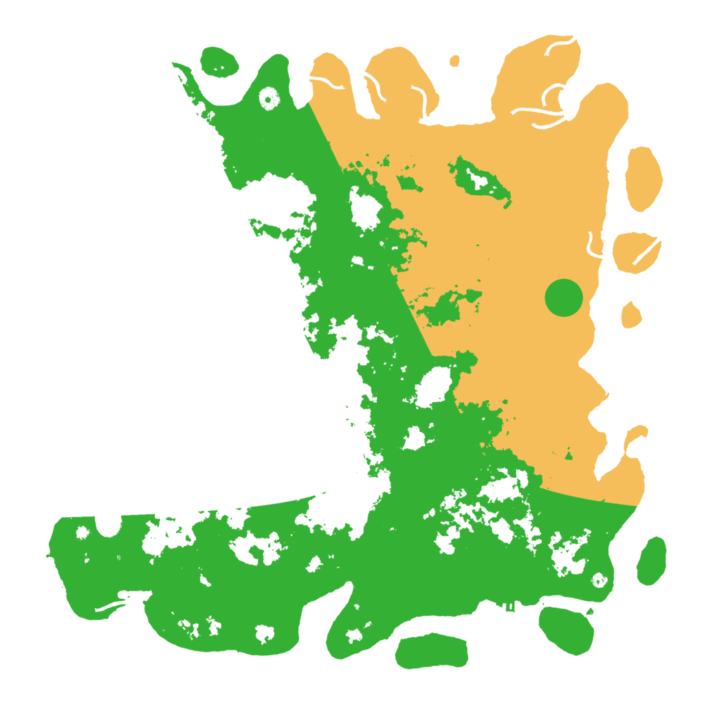 Biome Rust Map: Procedural Map, Size: 4900, Seed: 123456