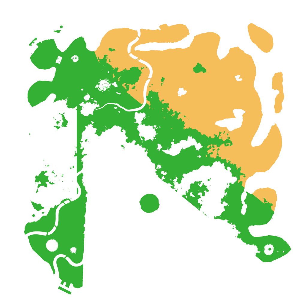 Biome Rust Map: Procedural Map, Size: 4500, Seed: 1256301648