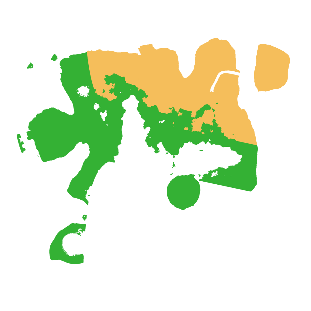 Biome Rust Map: Procedural Map, Size: 2500, Seed: 1087941818