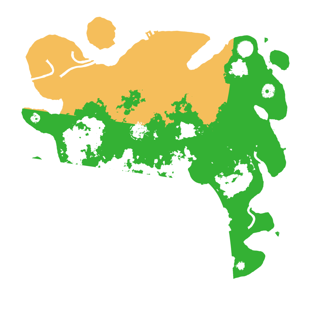 Biome Rust Map: Procedural Map, Size: 3500, Seed: 906110