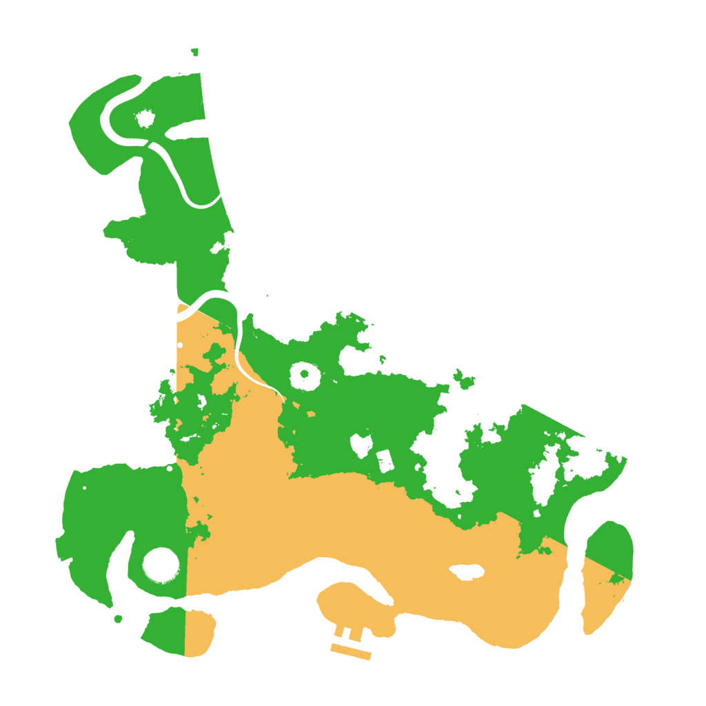 Biome Rust Map: Procedural Map, Size: 3500, Seed: 696962239