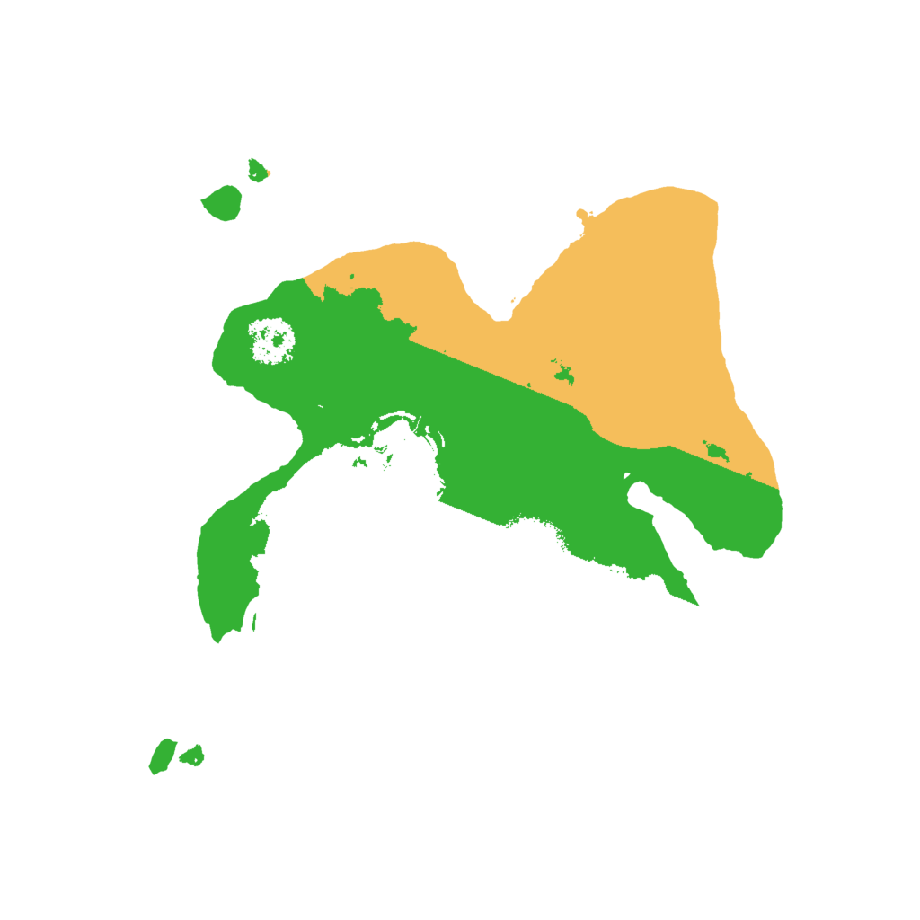 Biome Rust Map: Procedural Map, Size: 2000, Seed: 751185