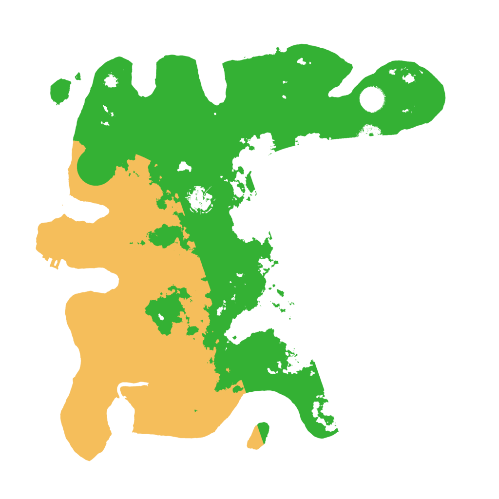 Biome Rust Map: Procedural Map, Size: 3500, Seed: 947947