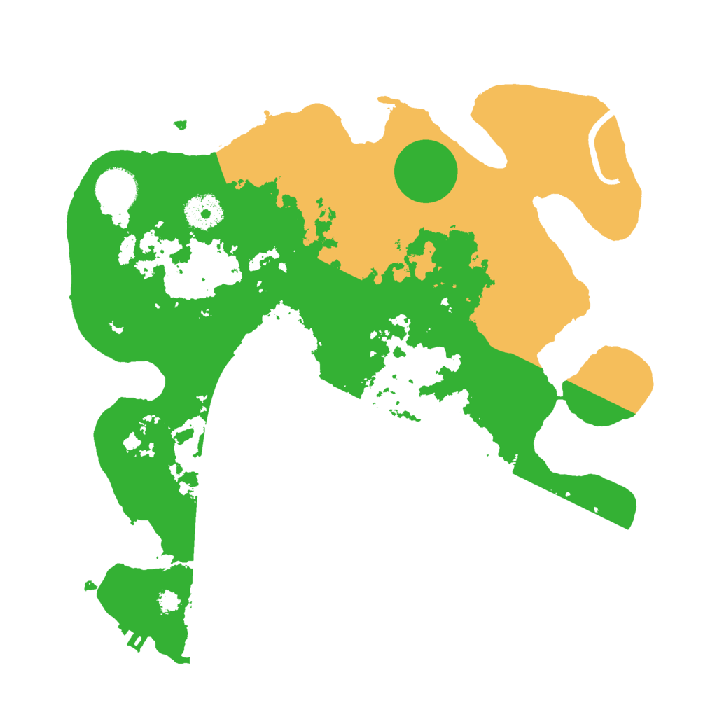 Biome Rust Map: Procedural Map, Size: 3000, Seed: 398652091