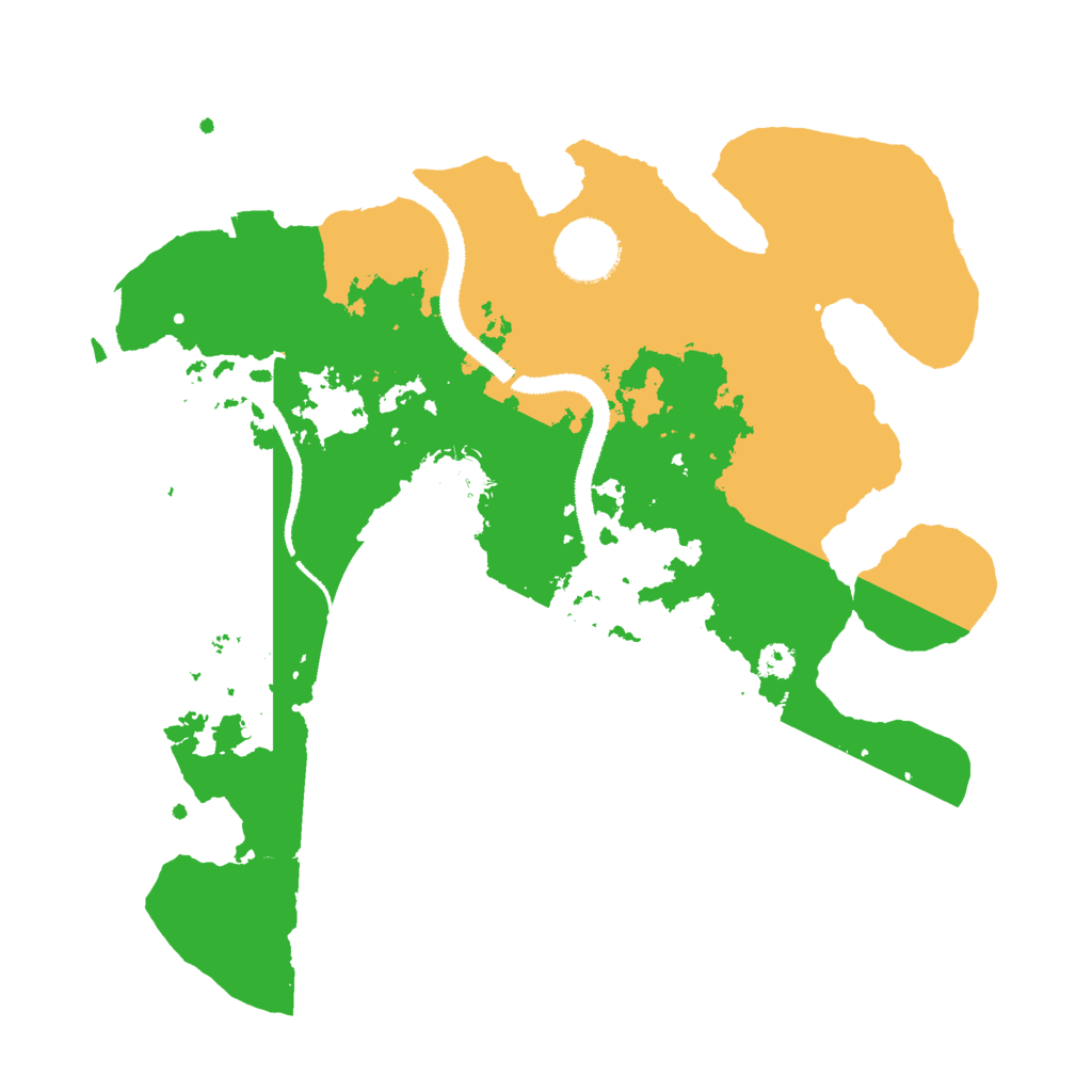 Biome Rust Map: Procedural Map, Size: 3000, Seed: 398652091