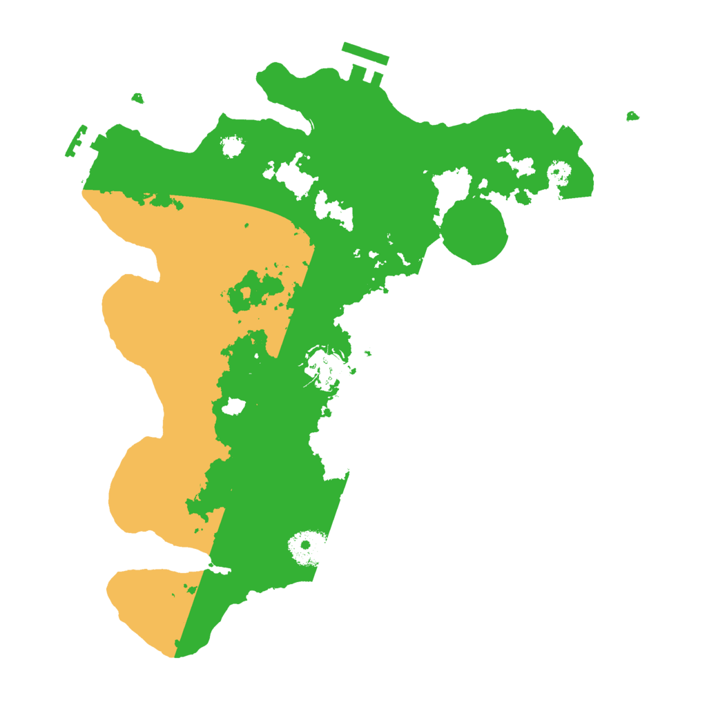 Biome Rust Map: Procedural Map, Size: 3000, Seed: 2869