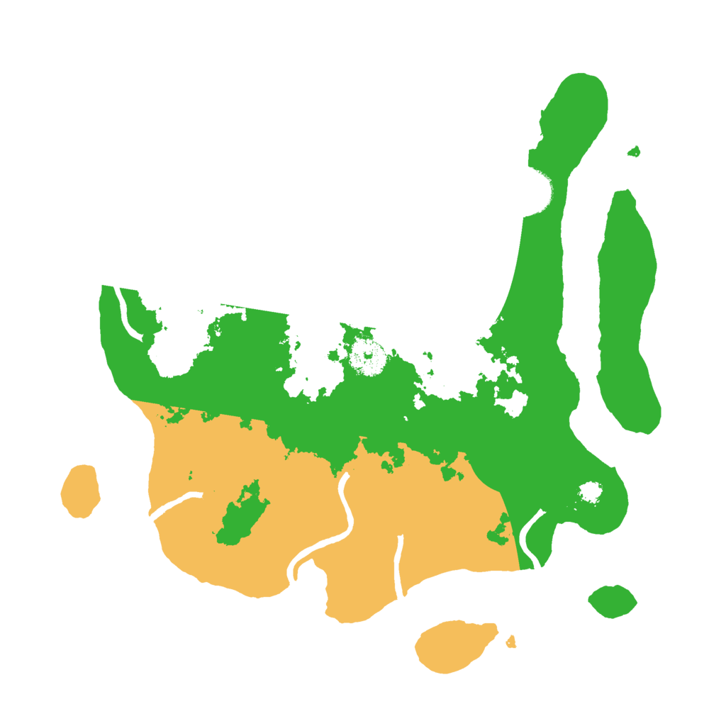 Biome Rust Map: Procedural Map, Size: 3000, Seed: 47582