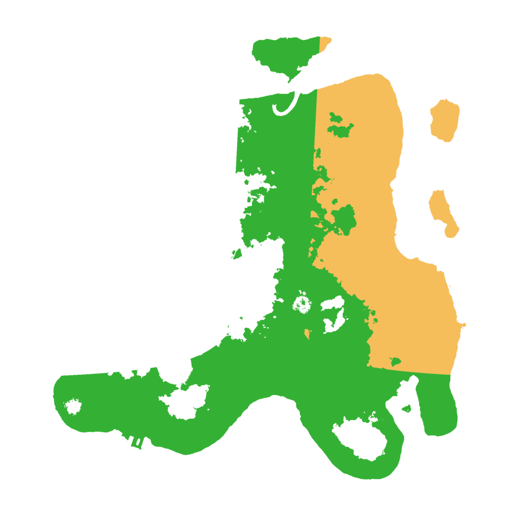 Biome Rust Map: Procedural Map, Size: 3000, Seed: 8072
