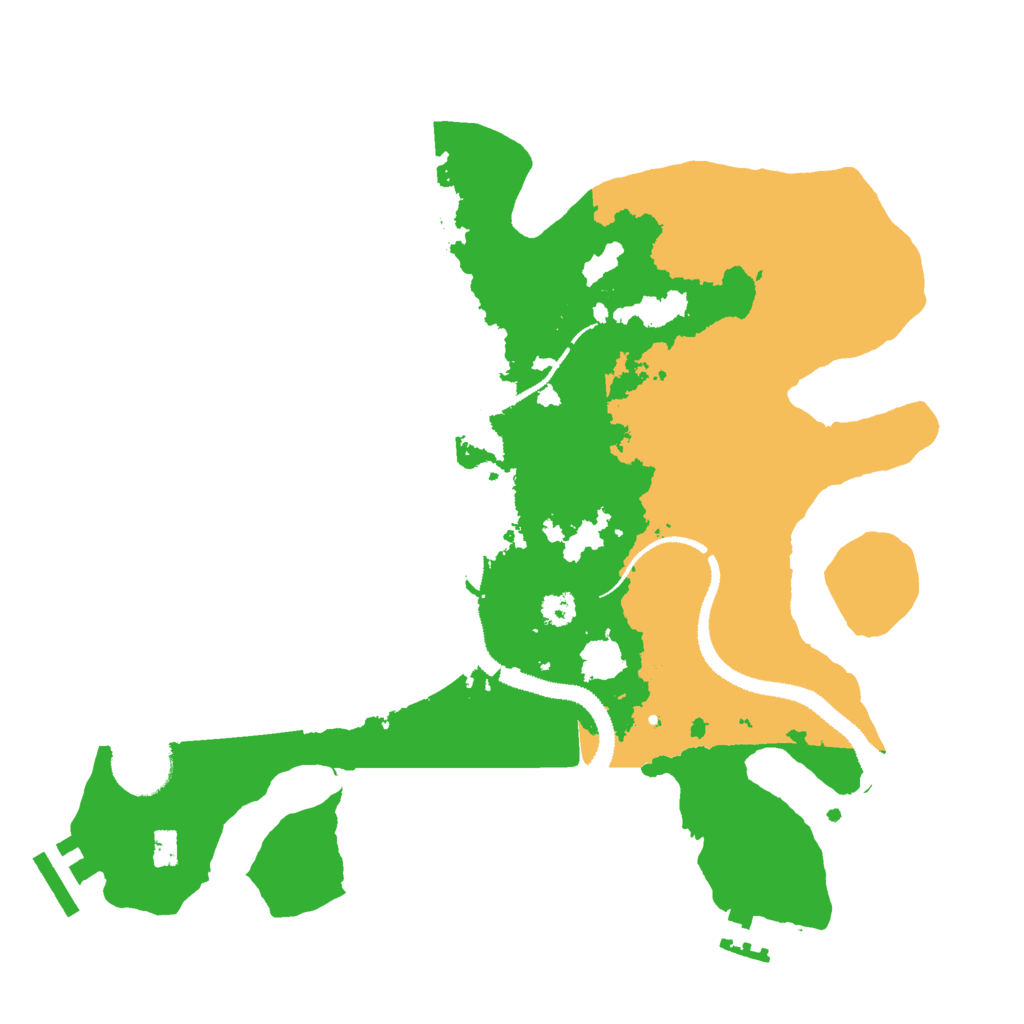 Biome Rust Map: Procedural Map, Size: 3000, Seed: 6783