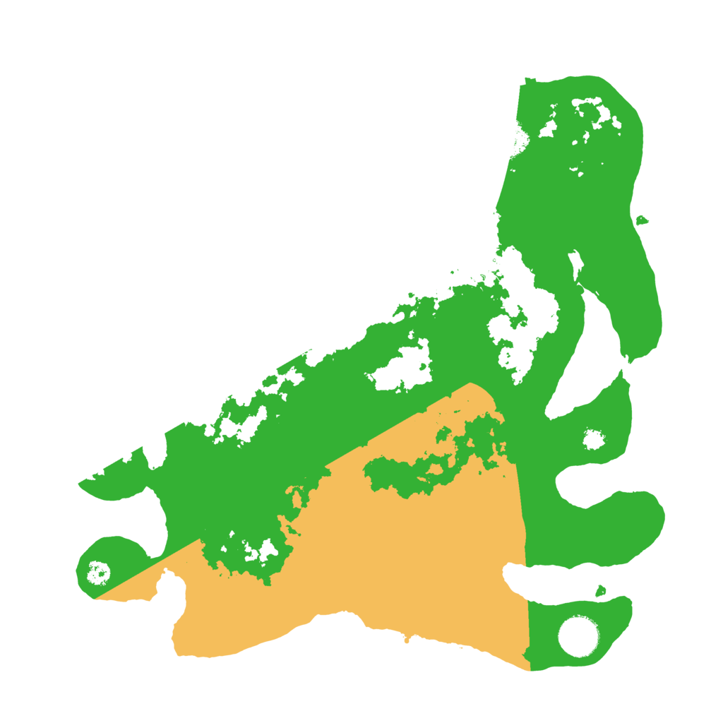 Biome Rust Map: Procedural Map, Size: 3150, Seed: 541199545