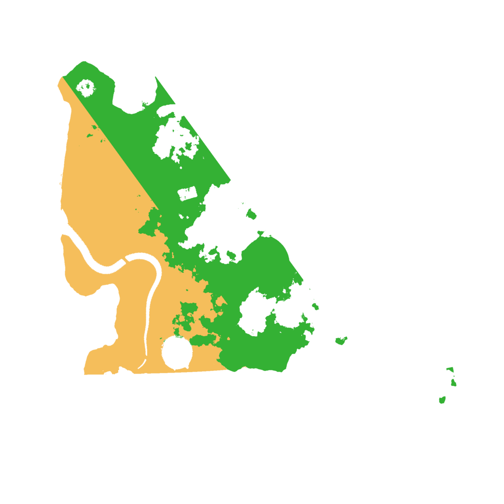 Biome Rust Map: Procedural Map, Size: 3000, Seed: 45653
