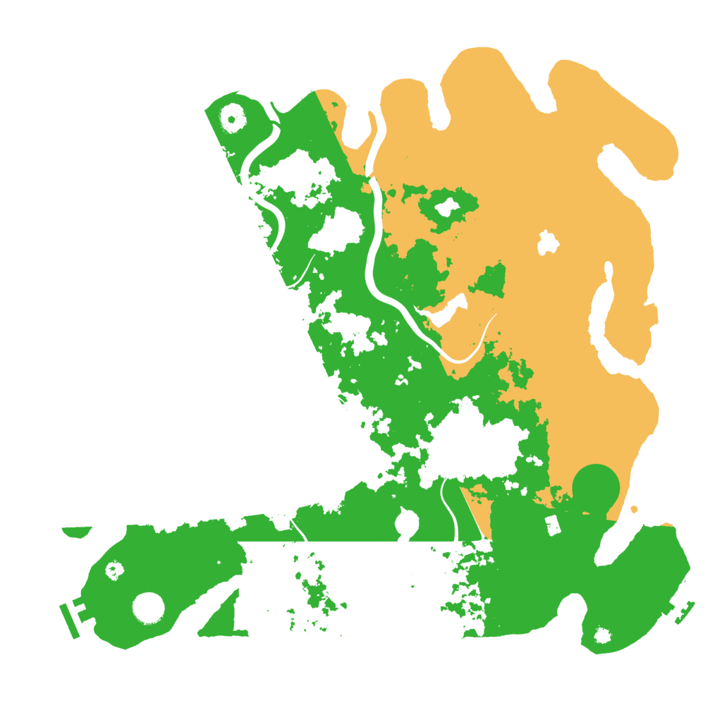 Biome Rust Map: Procedural Map, Size: 4000, Seed: 42500