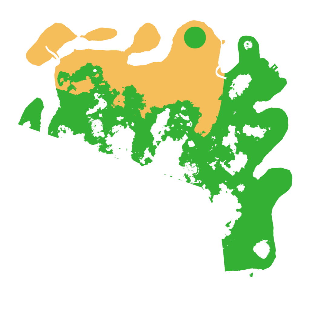 Biome Rust Map: Procedural Map, Size: 3750, Seed: 4521