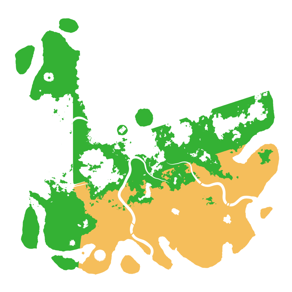 Biome Rust Map: Procedural Map, Size: 4500, Seed: 1197127372