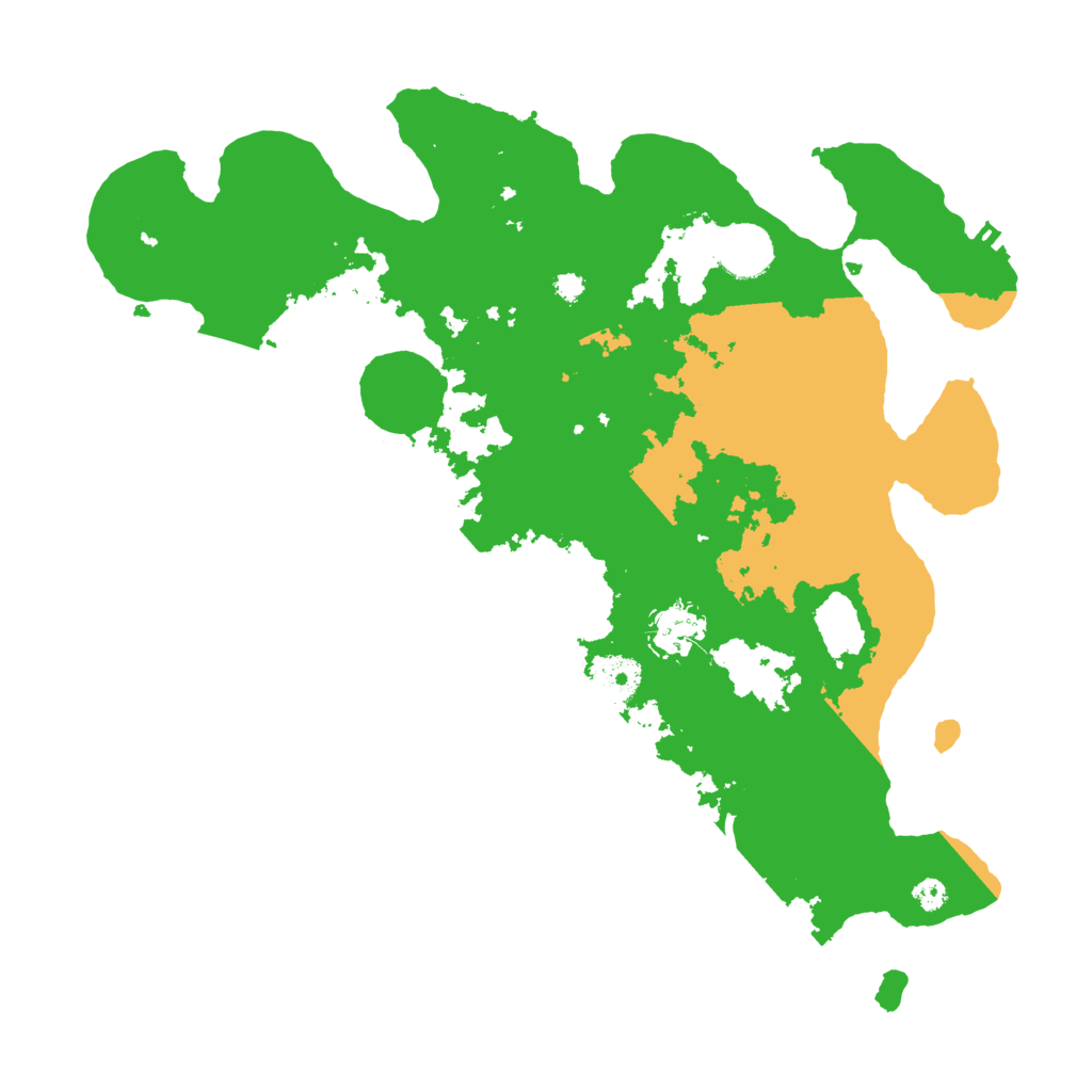 Biome Rust Map: Procedural Map, Size: 3500, Seed: 3726