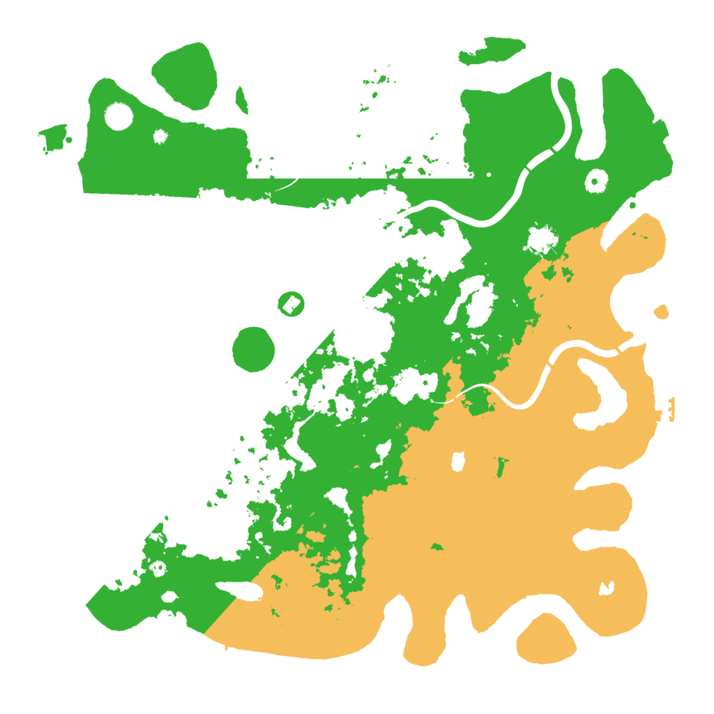 Biome Rust Map: Procedural Map, Size: 4500, Seed: 1451594423