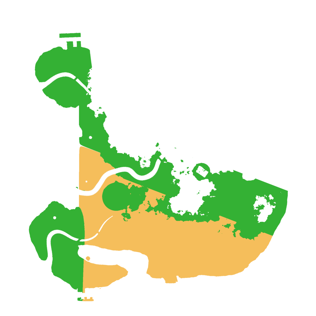 Biome Rust Map: Procedural Map, Size: 3000, Seed: 575470738