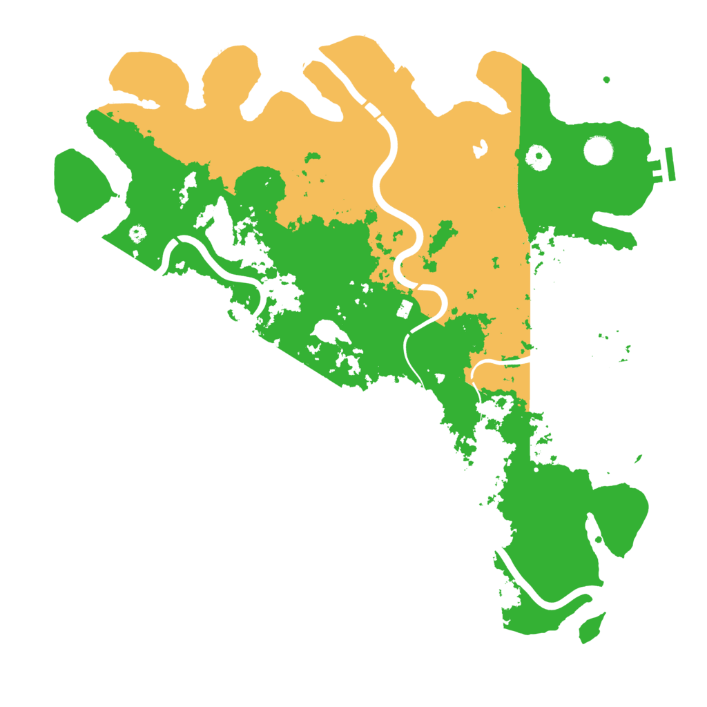 Biome Rust Map: Procedural Map, Size: 4250, Seed: 735218429