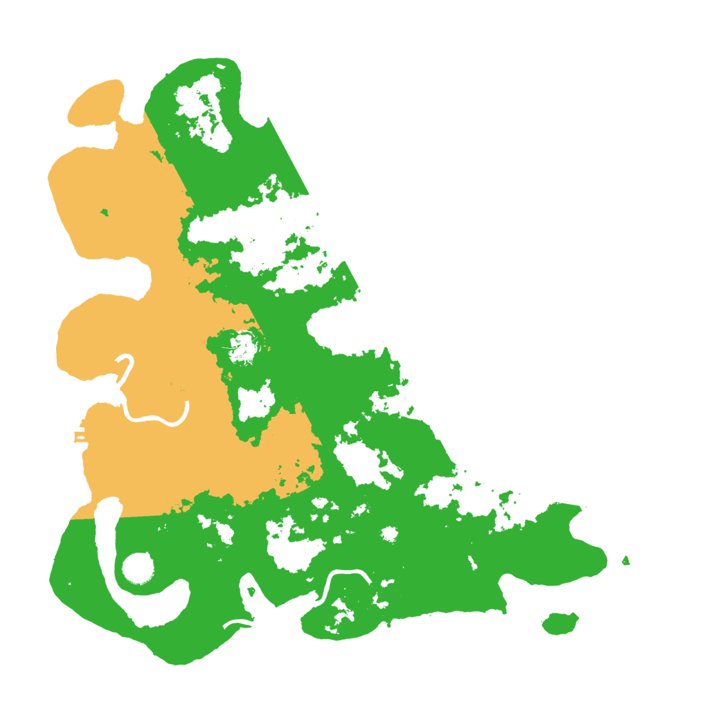 Biome Rust Map: Procedural Map, Size: 4000, Seed: 55884477