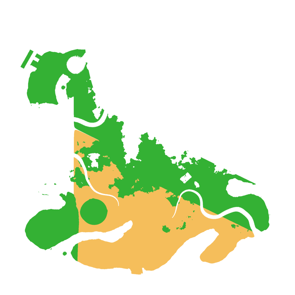 Biome Rust Map: Procedural Map, Size: 3000, Seed: 960078