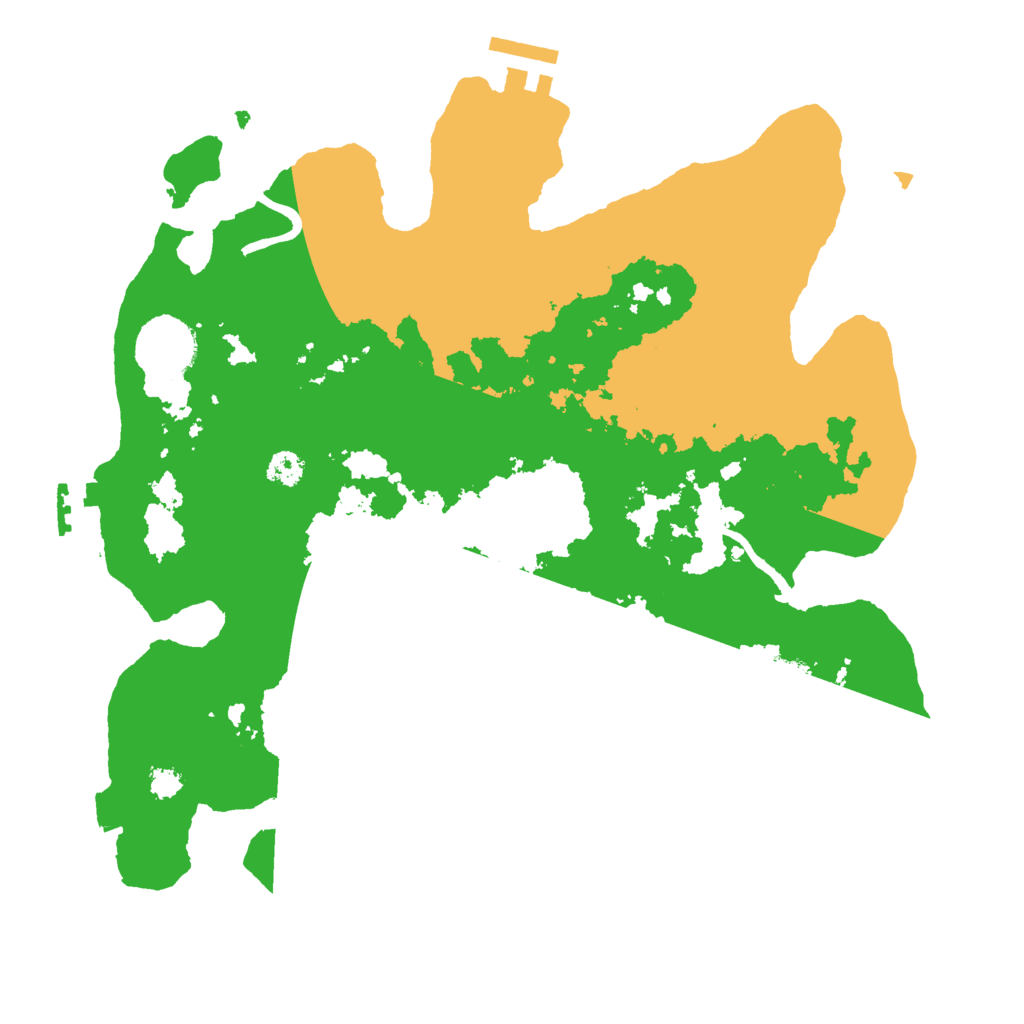 Biome Rust Map: Procedural Map, Size: 3000, Seed: 10945