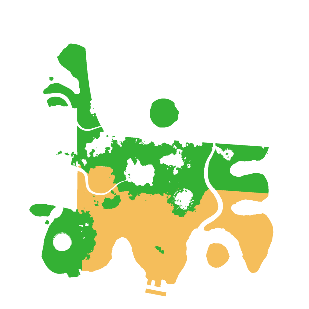 Biome Rust Map: Procedural Map, Size: 3000, Seed: 491182978