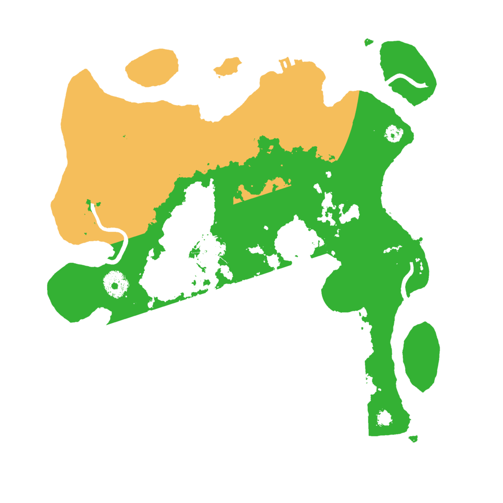 Biome Rust Map: Procedural Map, Size: 3000, Seed: 6347