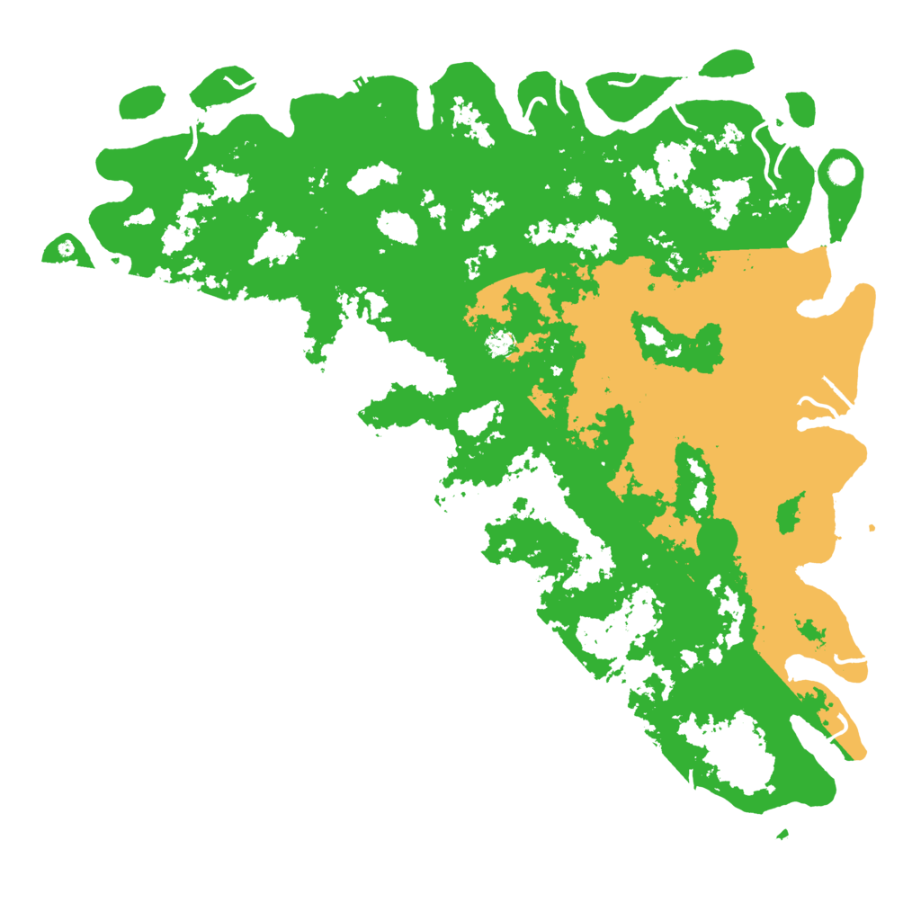 Biome Rust Map: Procedural Map, Size: 6000, Seed: 14531874