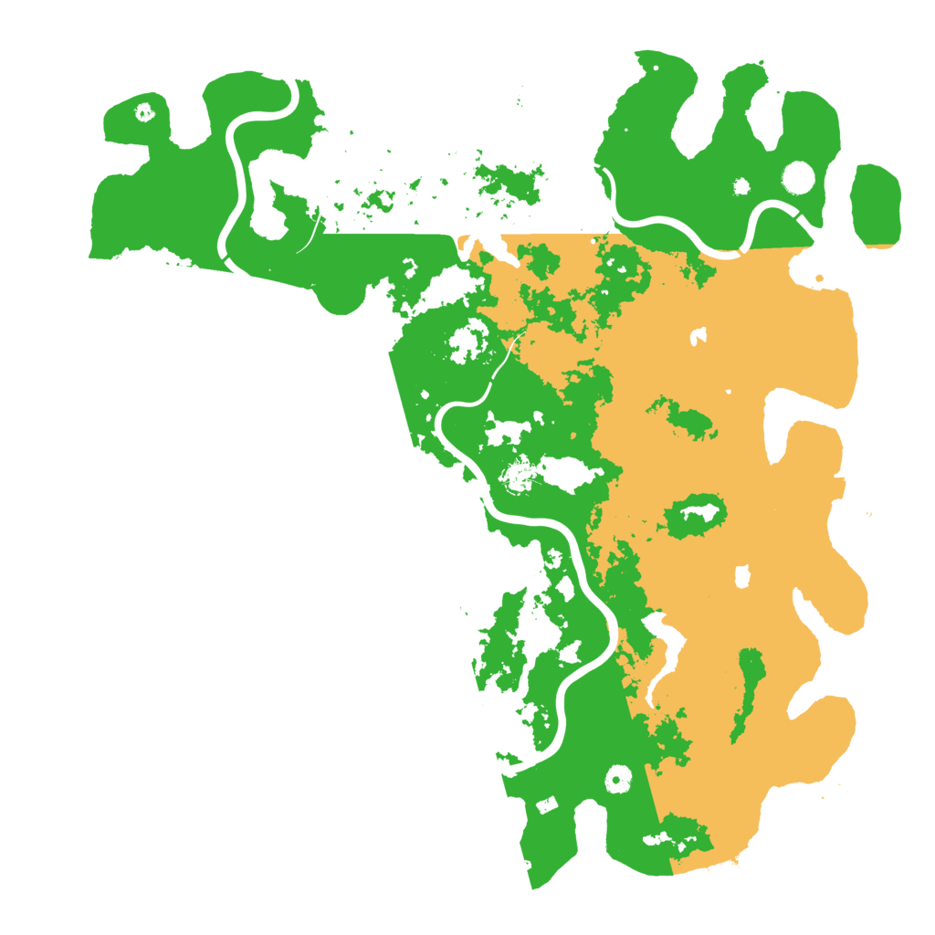 Biome Rust Map: Procedural Map, Size: 5000, Seed: 7272