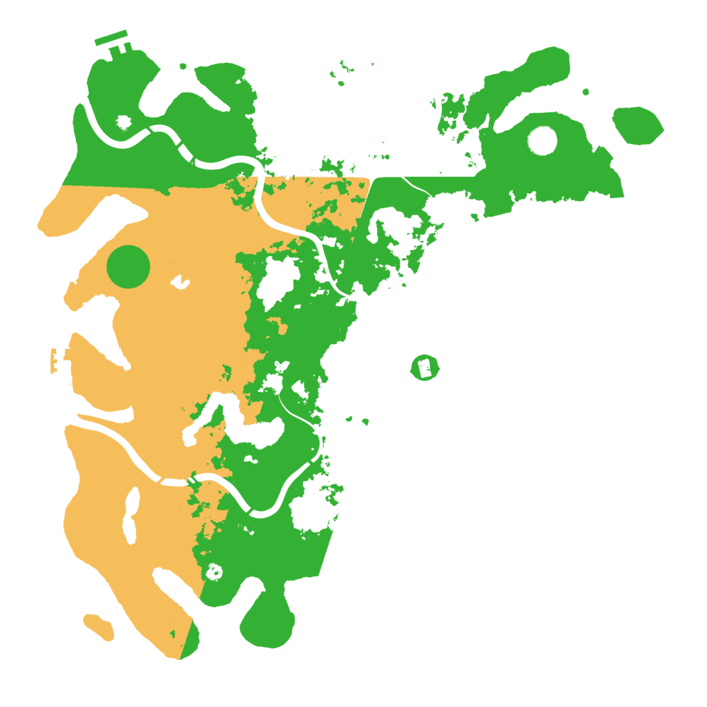 Biome Rust Map: Procedural Map, Size: 4300, Seed: 1101717729