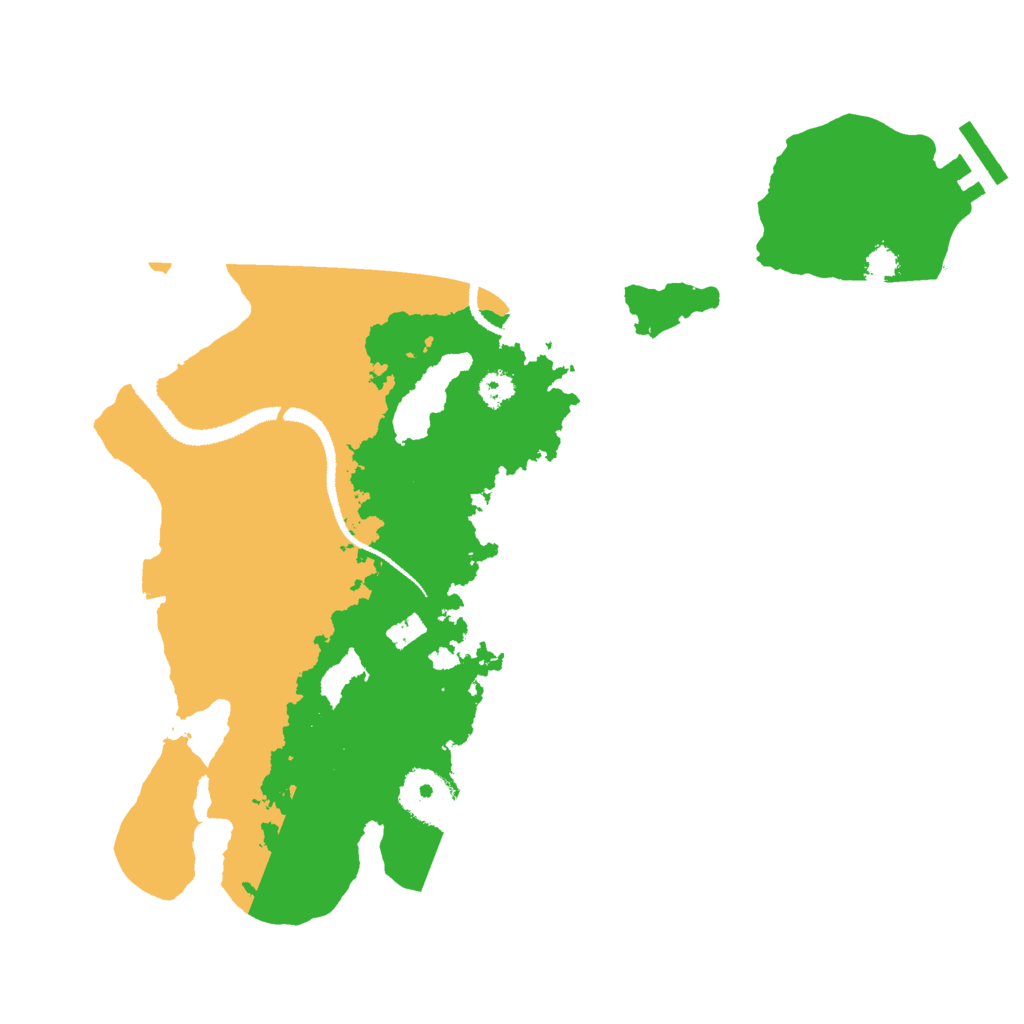 Biome Rust Map: Procedural Map, Size: 3000, Seed: 686560396