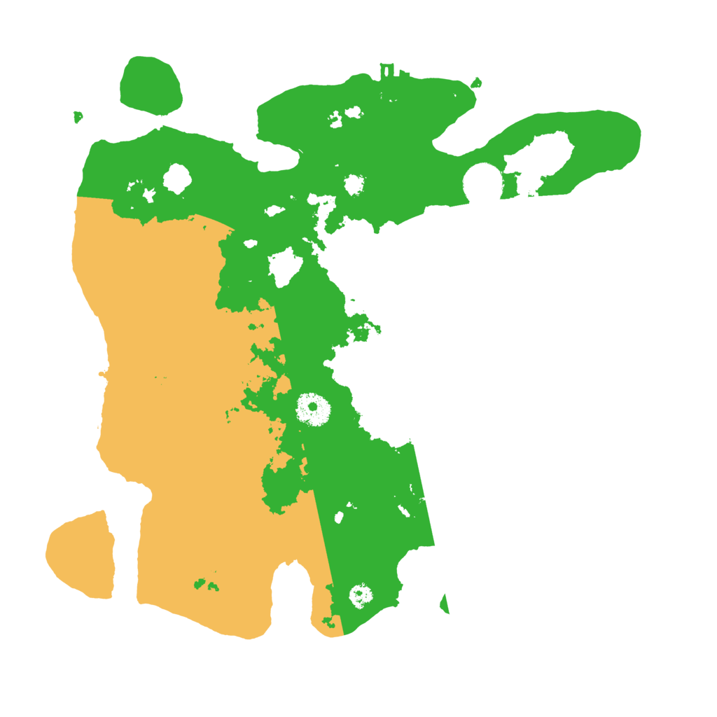 Biome Rust Map: Procedural Map, Size: 3200, Seed: 13174449