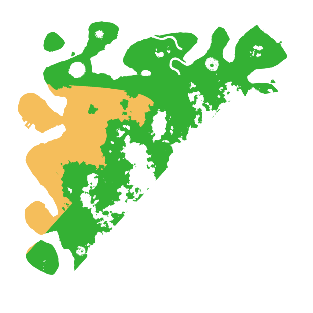 Biome Rust Map: Procedural Map, Size: 3500, Seed: 808122529