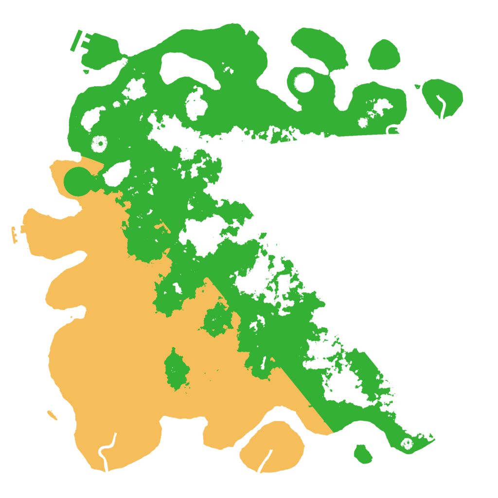 Biome Rust Map: Procedural Map, Size: 4500, Seed: 14534