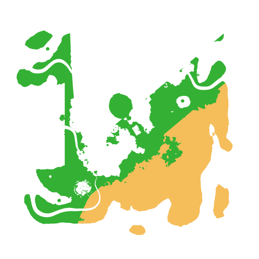 Biome Rust Map: Procedural Map, Size: 3000, Seed: 2444525